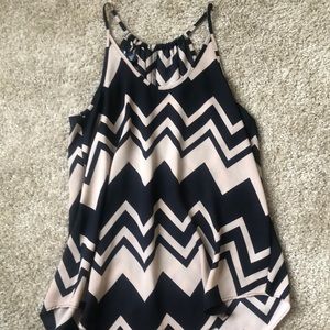 Dressy Black and Tan Tank